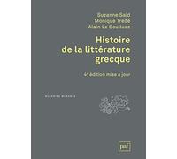 Histoire de la littérature grecque