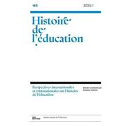 Histoire de l'education, no 163/2025