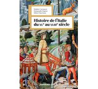 Histoire de l'Italie du XVe au XVIIIe siècle