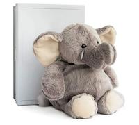 Histoire d'Ours HO1283 - Peluche, 23 cm, diseño de elefante | Elefante de 23 cm, tacto suave, lavable a 30 °C según indicaciones, compañero de abrazo para bebé y niño