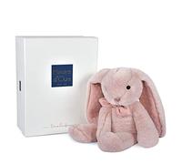 Histoire d'ours - Peluche de Conejo (30 cm), Color Rosa | Colección Preppy Chic - Peluche muy suave y elegante, con caja de regalo, lavable a 30 grados, ideal como regalo de