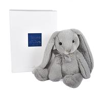 Histoire d'ours - Peluche de Conejo (40 cm), Color Gris | Con caja de regalo - Peluche para niños, suave y elegante para abrazar, hipoalergénica, idea de regalo para nacimiento