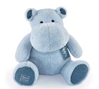 Histoire d'ours - Peluche de hipopótamo, hipopótamo, Color Azul Vaquero - 40 cm - HO3214