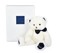Histoire d'ours - Peluche de Oso (30 cm), Color Marfil | Colección Preppy Chic - Muy suave y elegante - con caja de regalo - lavable a 30º - desde el nacimiento - Idea de regalo para