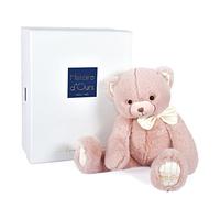 Histoire d'ours - Peluche de Oso - Rosa - 30 cm - Preppy Chic - HO3132 | Con caja de regalo, oso suave para abrazar, ligero y fácil de manejar, hipoalergénico, idea de regalo de nacimiento