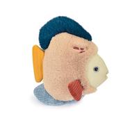 Histoire D'Ours - Peluche de pez Tropical 17 cm Tresors Marinos - Peluche de bebé Original y Colorido - Juguete de Despertar Sensorial Desde el Nacimiento - Decoración Tema océano