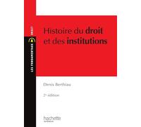 Histoire du droit et des institutions (Les Fondamentaux)