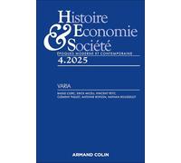 Histoire, Economie et Société 4/2025: Varia