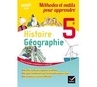 Histoire géographie 5e: Méthodes et outils pour apprendre