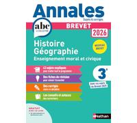Histoire Géographie EMC 3e: Avec les sujets du Brevet 2025