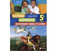 Histoire-géographie EMC. 5éme. Per la Scuola media: Livre de l'élève