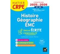 Histoire-géographie-emc- Crpe 2026-2027 - Epreuve Écrite Dadmissibilit