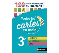 Histoire-géographie Enseignement moral et civique 3e: 120 fiches quizz pour apprendre autrement