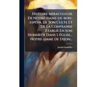 Histoire Miraculeuse De Notre-dame-de-bon-espoir, De Son Culte Et De La Confrairie Établie En Son Honneur Dans L'Ã(c)glise... Notre-dame De Dijon...