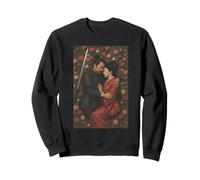 Historia de amor samurai japonesa con rosas y katana Sudadera