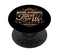 Historia de la Antigua Mesopotamia Sumeria Cuneiforme Babilonia PopSockets PopGrip Adhesivo