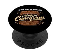 Historia de la Antigua Mesopotamia Sumeria Cuneiforme Babilonia PopSockets PopGrip Adhesivo
