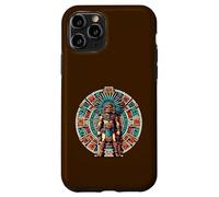 Historia de la Estatua del Guerrero Azteca y Calendario Maya de Méx Carcasa para iPhone 11 Pro