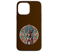 Historia de la Estatua del Guerrero Azteca y Calendario Maya de Méx Carcasa para iPhone 13 Pro MAX