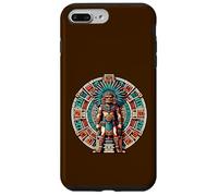 Historia de la Estatua del Guerrero Azteca y Calendario Maya de Méx Carcasa para iPhone 7 Plus/8 Plus
