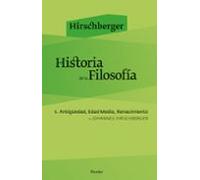 Historia de la Filosofía I: Antigüedad, Edad Media, Renacimiento: 1 (fuera de colección)