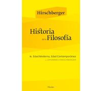 Historia de la Filosofía II: Edad Moderna, Edad Contemporánea (fuera de colección)