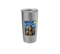 Historia de la India Geronimo Lakota Vaso térmico de acero inoxidable de doble pared