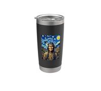 Historia de la India Geronimo Lakota Vaso térmico de acero inoxidable de doble pared