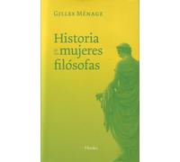 Historia de las mujeres filósofas (fuera de colección)