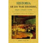 Historia De Los Tres Derechos Romano Canonico Y Español (ed. Fac Simil