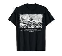Historia del 54º Regimiento de la Guerra Civil de Massachusetts de Fort Wagner Camiseta gráfica económica, Hombre, Negro, S