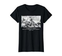 Historia del 54º Regimiento de la Guerra Civil de Massachusetts de Fort Wagner Camiseta gráfica económica, Mujer, Negro, XS