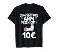 Historia del brazo roto 10 Brazalete divertido Camiseta
