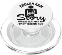 Historia del Brazo Roto Versión Normal $10 Versión Divertida $20 PopSockets PopGrip para MagSafe