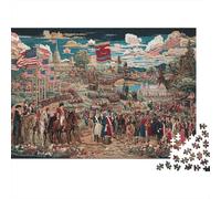 Historia del Día de la Independencia Rompecabezas De la Guerra a la celebración Moderna Rompecabezas Juego De Habilidad para Toda La Familia 1000pcs (75x50cm)
