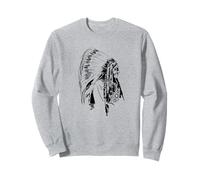 Historia del Orgullo de los Indios Americanos Sioux Lakota - USA India Roots Sudadera