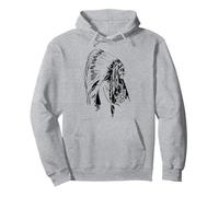 Historia del Orgullo de los Indios Americanos Sioux Lakota - USA India Roots Sudadera con Capucha