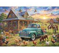 Historia del Rancho Soleado Puzzle De Madera 1000 Piezas Adultos Y Niños,14 Años+,Deco Pared,Anti-estrés,Desafío,Madera,Regalo Ideal,Rompecabezas,Relax,Reto,Educativo (75x50cm)