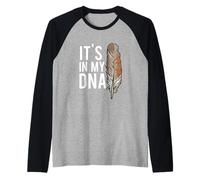 Historia Divertida de los nativos Americanos Indios Americanos amerindios Camiseta Manga Raglan