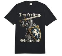 Historia Divertida: El Caballero con Armadura Siente una Broma Medieval Comfort Colors Adult Heavyweight T-Shirt