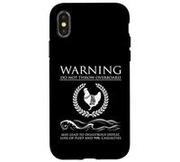 Historia Divertida Guerras púnicas de Pollo Sagrado Carcasa para iPhone X/XS