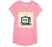 Historia Divertida: Reality TV Pero no Falso Camiseta, Niñas, Rosado, Pequeña