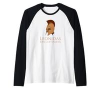 Historia Griega Antigua y clásica - Leonidas King of Sparta Camiseta Manga Raglan