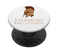 Historia Griega Antigua y clásica - Leonidas King of Sparta PopSockets PopGrip Adhesivo