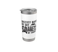 Historia Jugador interesado por día Jugador de noche Vaso térmico de acero inoxidable de doble pared