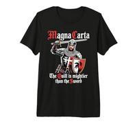Historia Medieval Carta Magna Parlamento Y Derechos Civiles Camiseta Premium