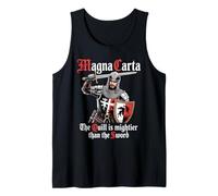 Historia Medieval Carta Magna Parlamento Y Derechos Civiles Camiseta sin Mangas