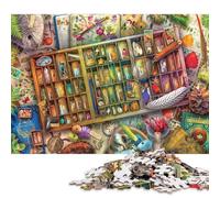 Historia Natural Puzzles 1000 Piezas para Adultos Educational Game Cumpleaños Decoración Juego De Rompecabezas Stress Relief Toy 1000pcs (75x50cm)