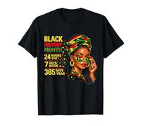 Historia Negra: Orgullo, Mujer Afro, Herencia Africana Camiseta