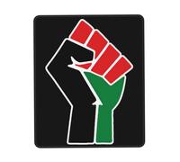 Historia Negra Poder Negro Orgullo Africano Alfombrilla De Escritorio Antideslizante Alfombrilla De Ratón Duradero Mousepad para Oficina Hogar Ordenador 25X30Cm